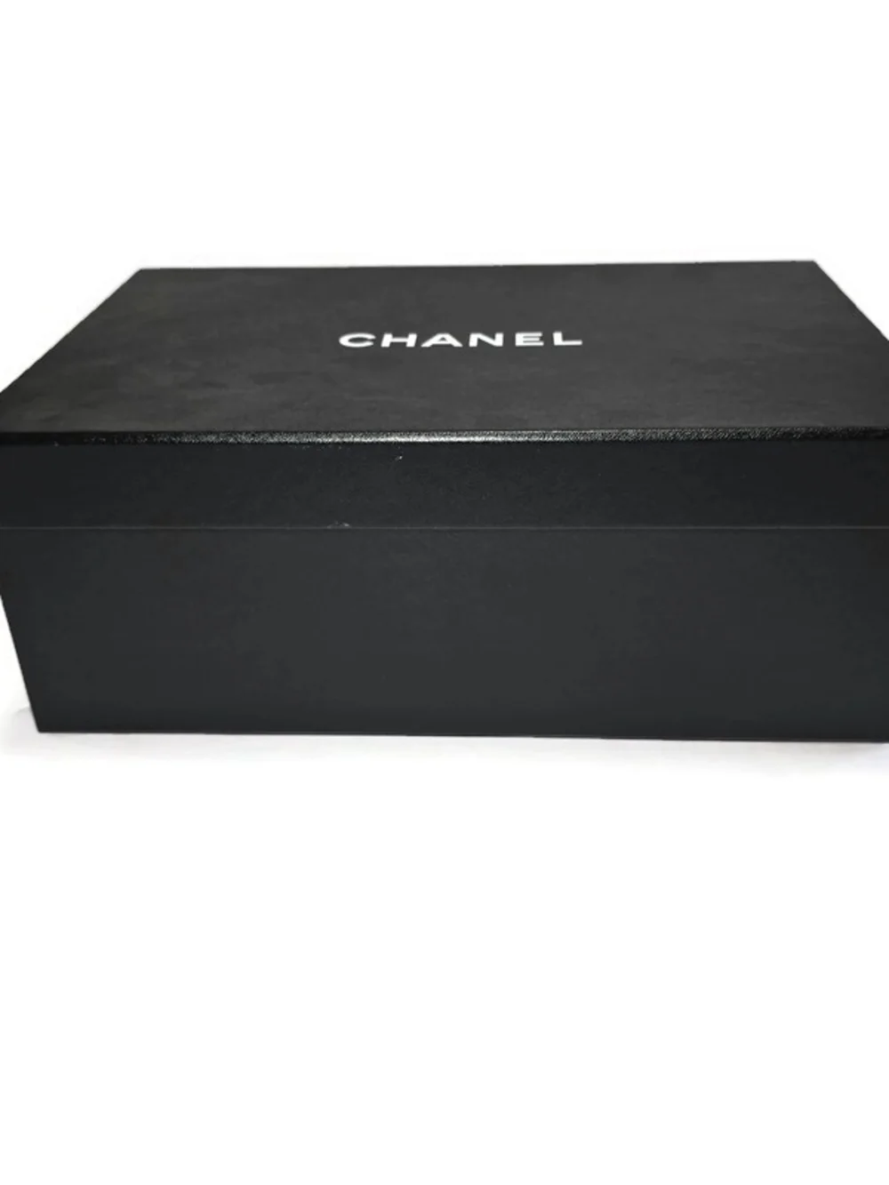 CHANEL Black Logo Shoe/Gift Box